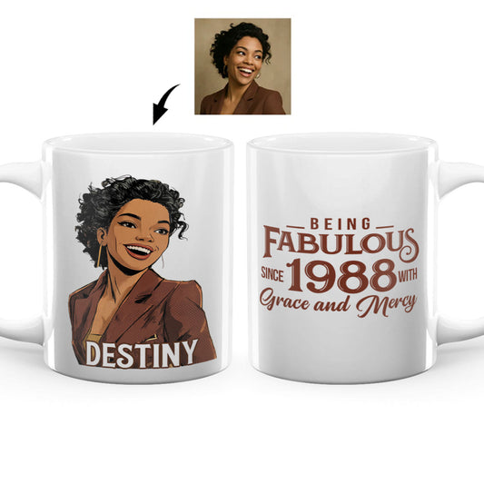 Being Fabulous - Personalized Ceramic Coffee Mug