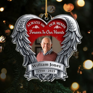 Forever In Our Hearts - Personalized 1-Layer Acrylic Ornament