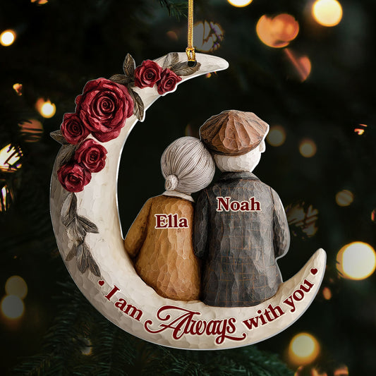 Eternal Bond From Our First Kiss To Heaven - Personalized 1-Layer Acrylic Ornament