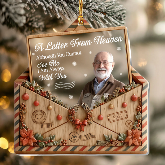 A Letter From Heaven - Personalized 1-Layer Acrylic Ornament
