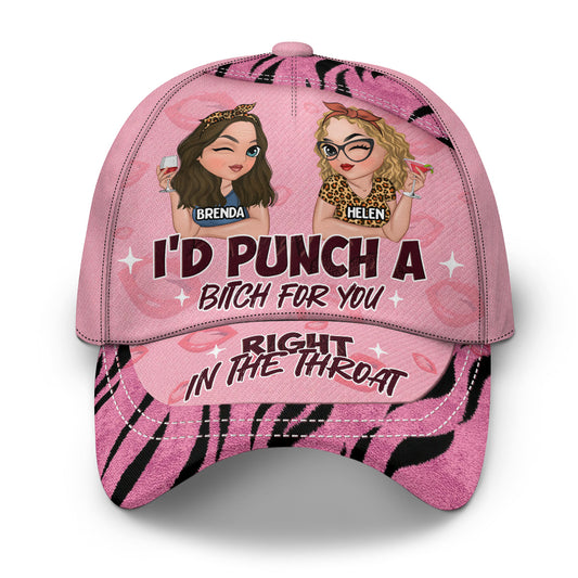 I'd Punch For You - Personalized Classic Cap