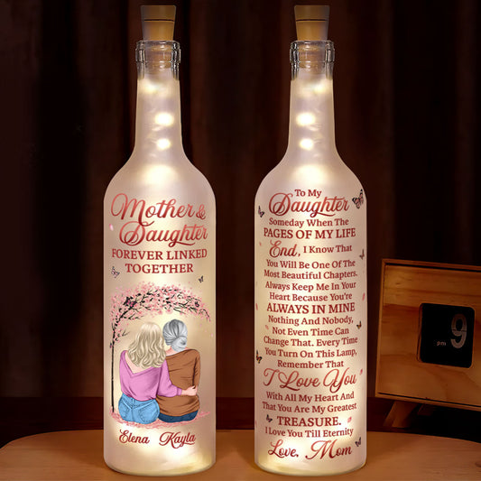 You Are My Greatest Treasure - Personalized Bottle Lamp