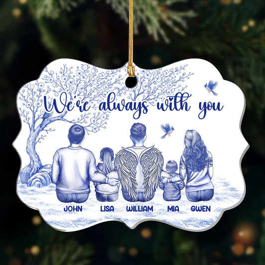 I'm Always With You Toile De Jouy - Personalized 1-Layer Acrylic Ornament