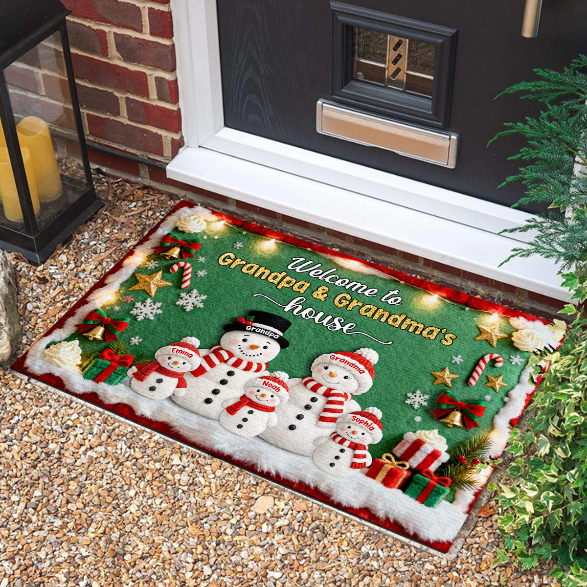Gift For Grandparents - Welcome To Grandma Grandpa House - Personalized ...