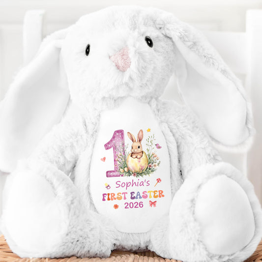 Baby's First Easter - Personalized Stuffed Bunny