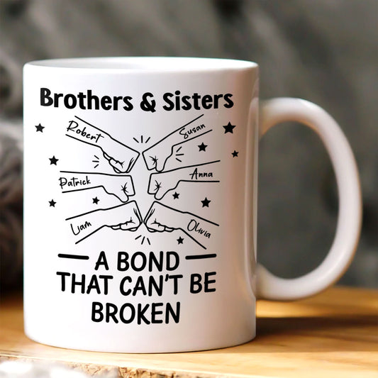 A Bond That Can't Be Broken - Personalized Ceramic Coffee Mug
