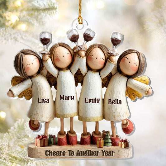 Cheers To Another Year - Personalized 1-Layer Acrylic Ornament