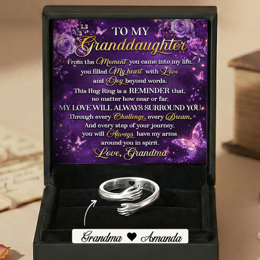 My Love Will Always Surround You - Personalized Hug Ring