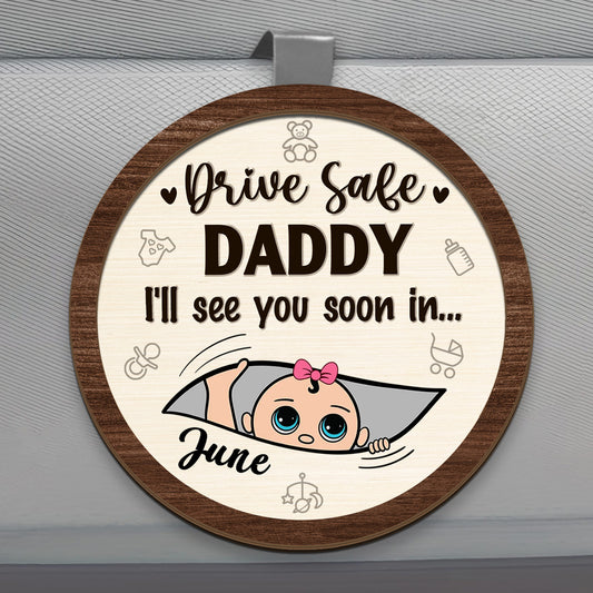 See You Soon - Personalized Car Visor Clip