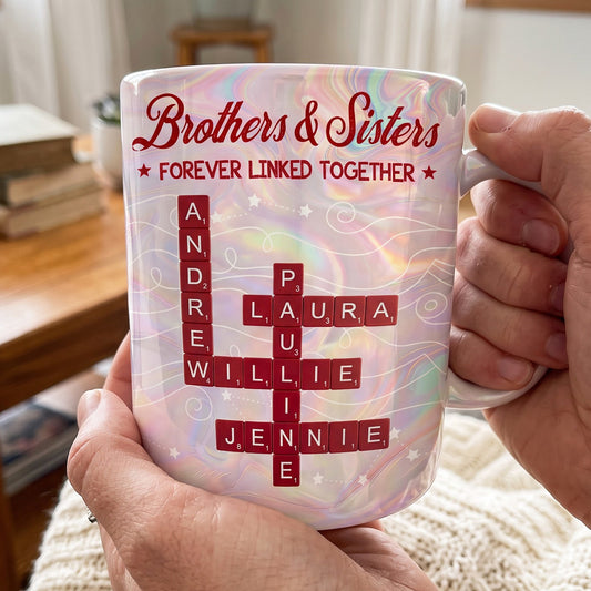 Forever Linked Together - Personalized Ceramic Coffee Mug