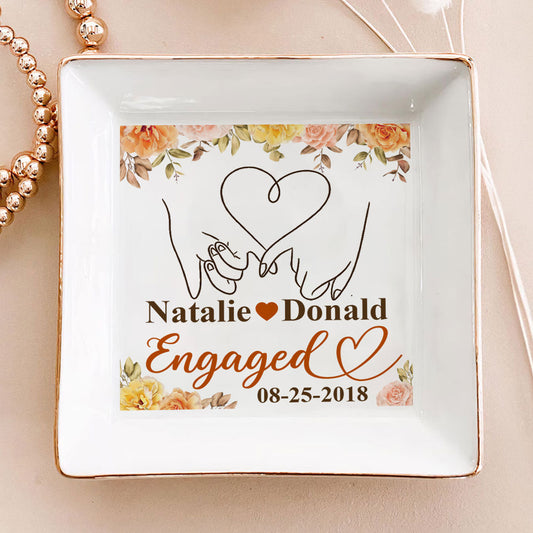 Couple - Personalized Jewelry Dish